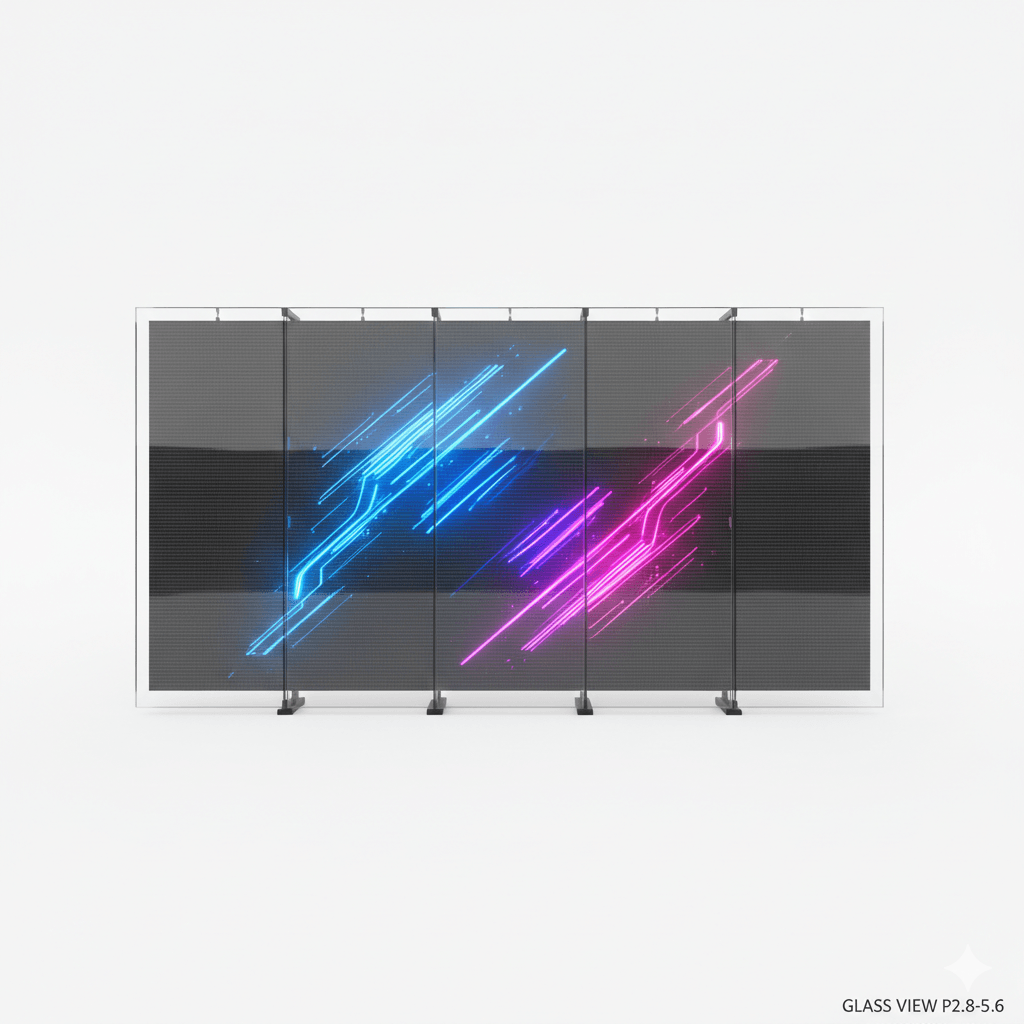 Glass View P2.8-5.6 — LED экран Real Focus