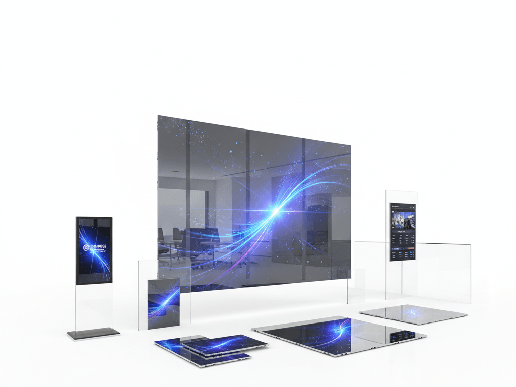 Прозрачные LED экраны